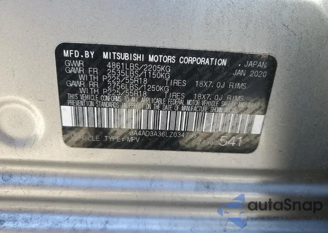 JA4AD3A36LZ034795: 78798653