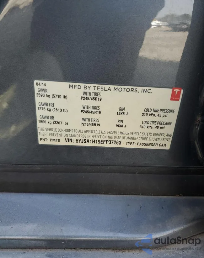 5YJSA1H19EFP37263: 81616573