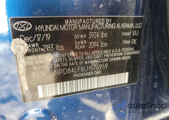 5NPD84LF8LH576959: 78683653