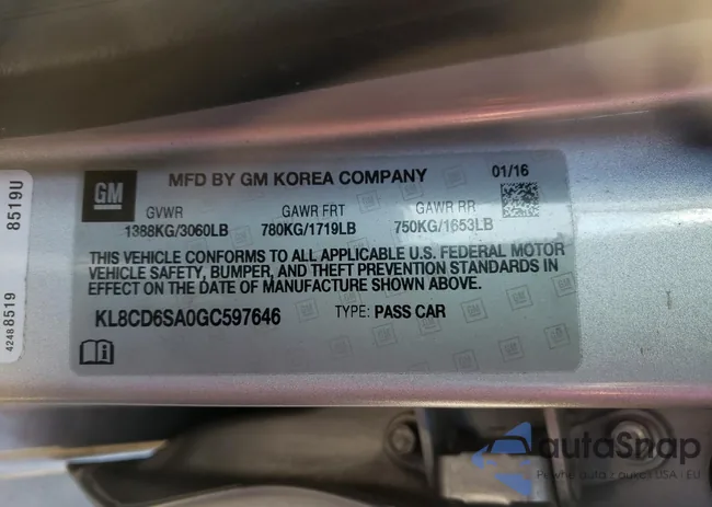 KL8CD6SA0GC597646: 80056653