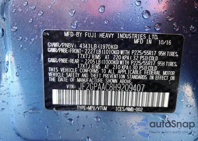 JF2GPAAC8H9209407: 82286983