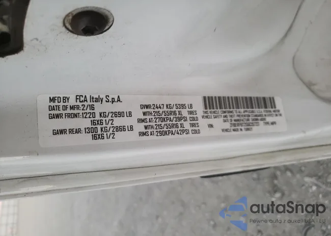 ZFBERFBT2G6C15737: 79004183