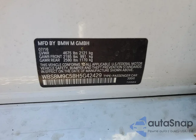 WBS8M9C58H5G42429: 80333453