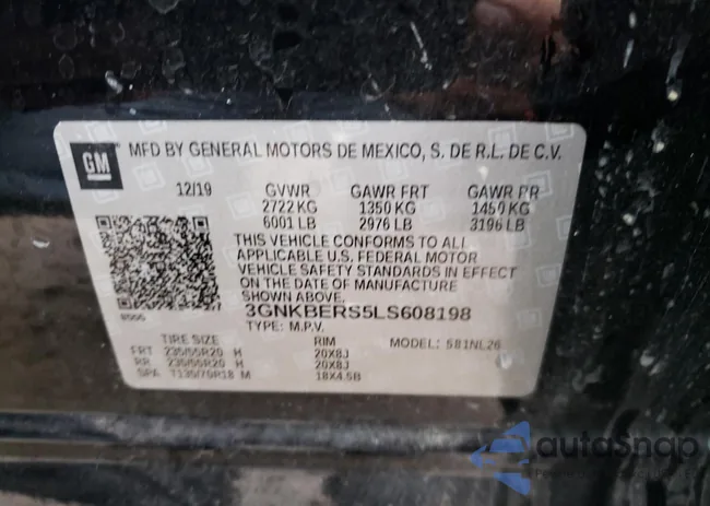 3GNKBERS5LS608198: 79042413