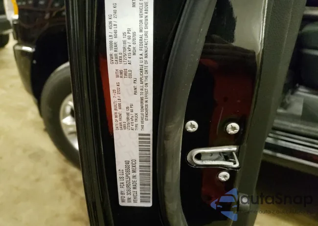 3C6UR5DL5PG650240: 81737393