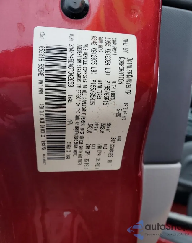 3A4FY48BX6T342853: 79265243