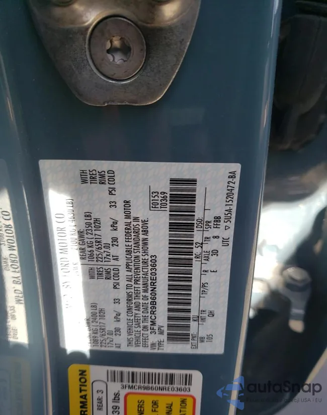 3FMCR9B60NRE03603: 79373113