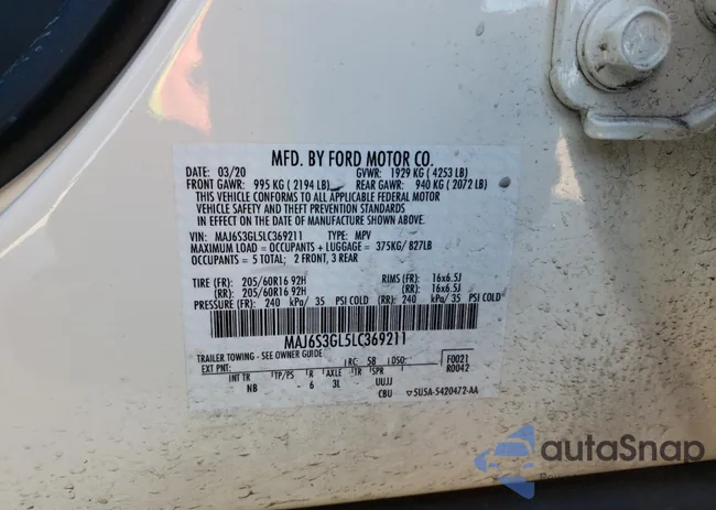 MAJ6S3GL5LC369211: 79222993