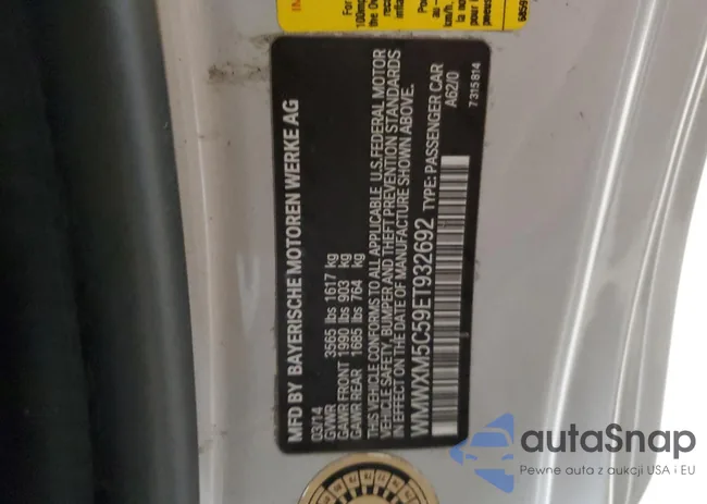 WMWXM5C59ET932692: 79291723