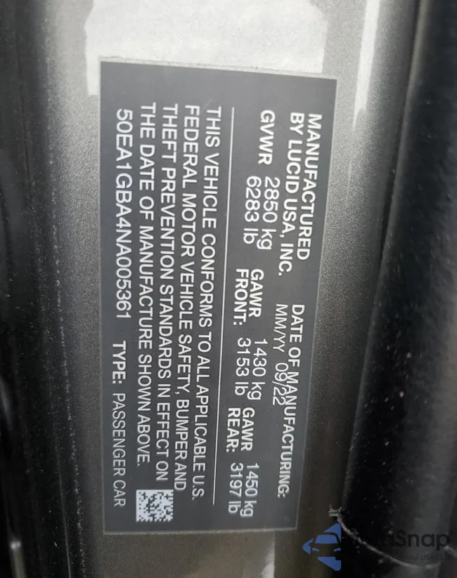 50EA1GBA4NA005361: 81904713