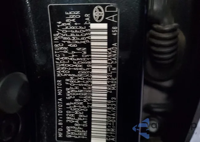 2T1BURHE3EC219811: 79680483